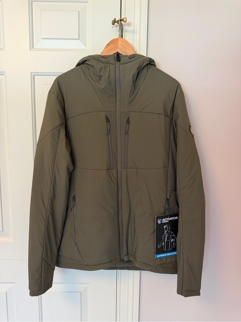 Kuhl - Men's Hooded Insulated Jacket - Olive